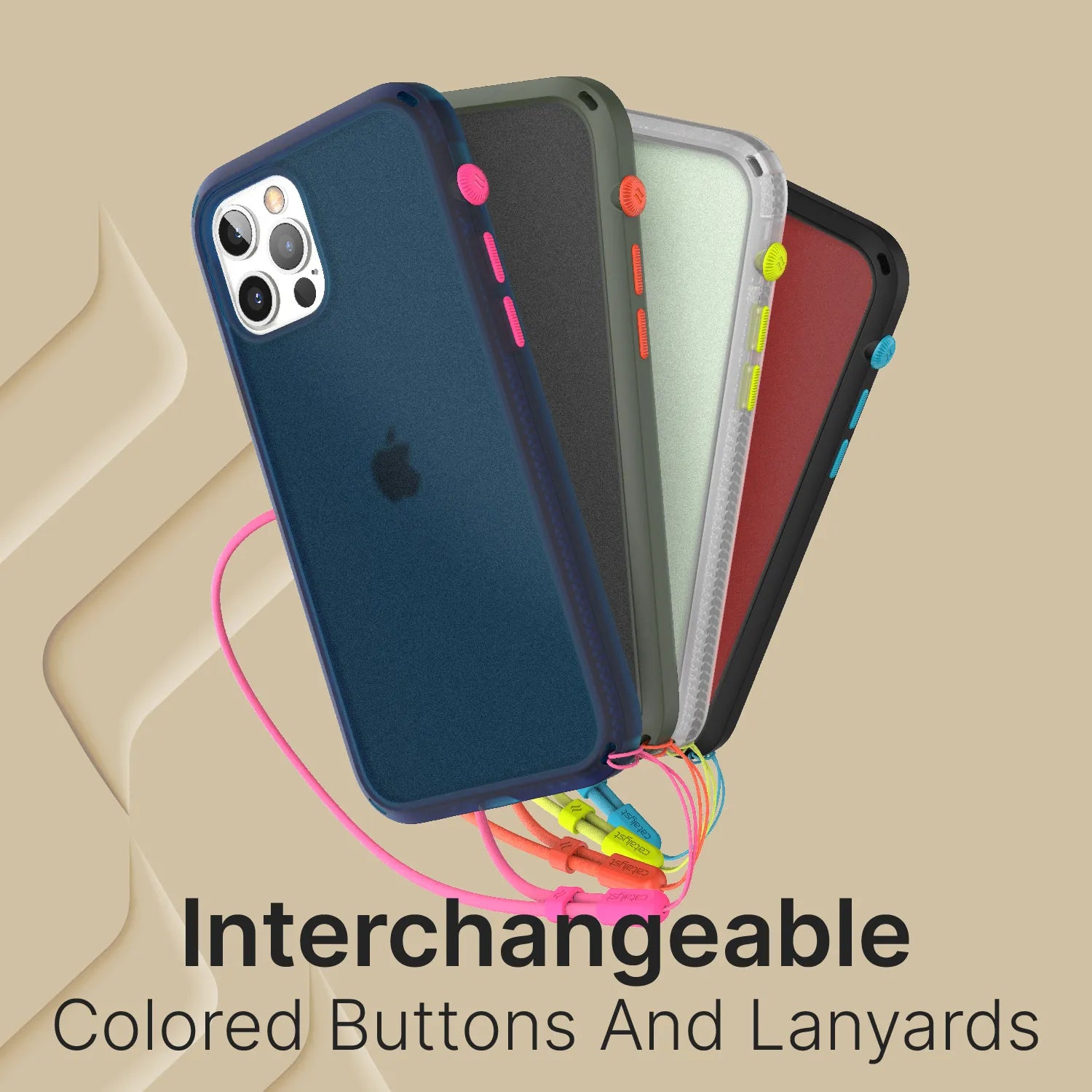 Colored Lanyard & Buttons-UK