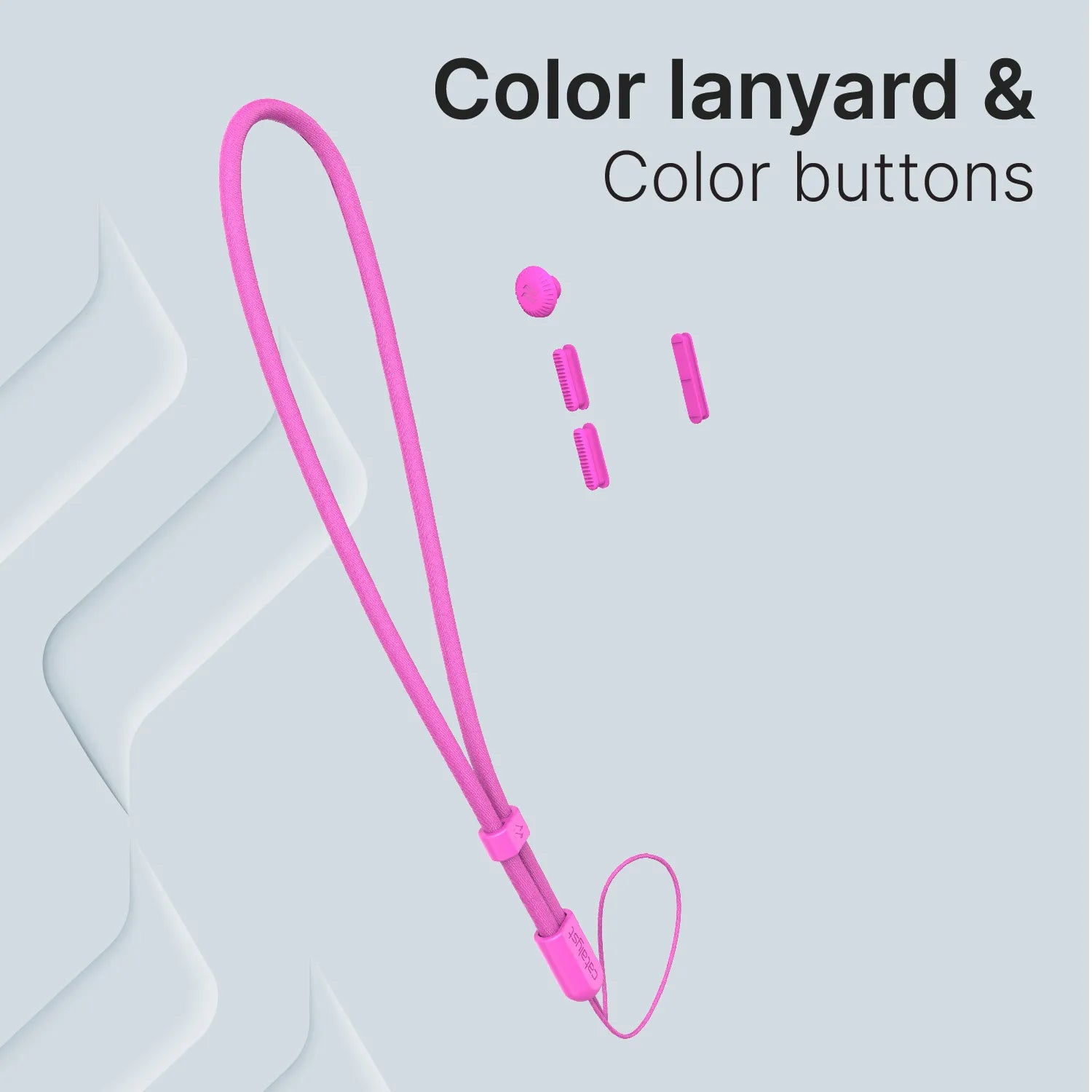 Colored Lanyard & Buttons-UK