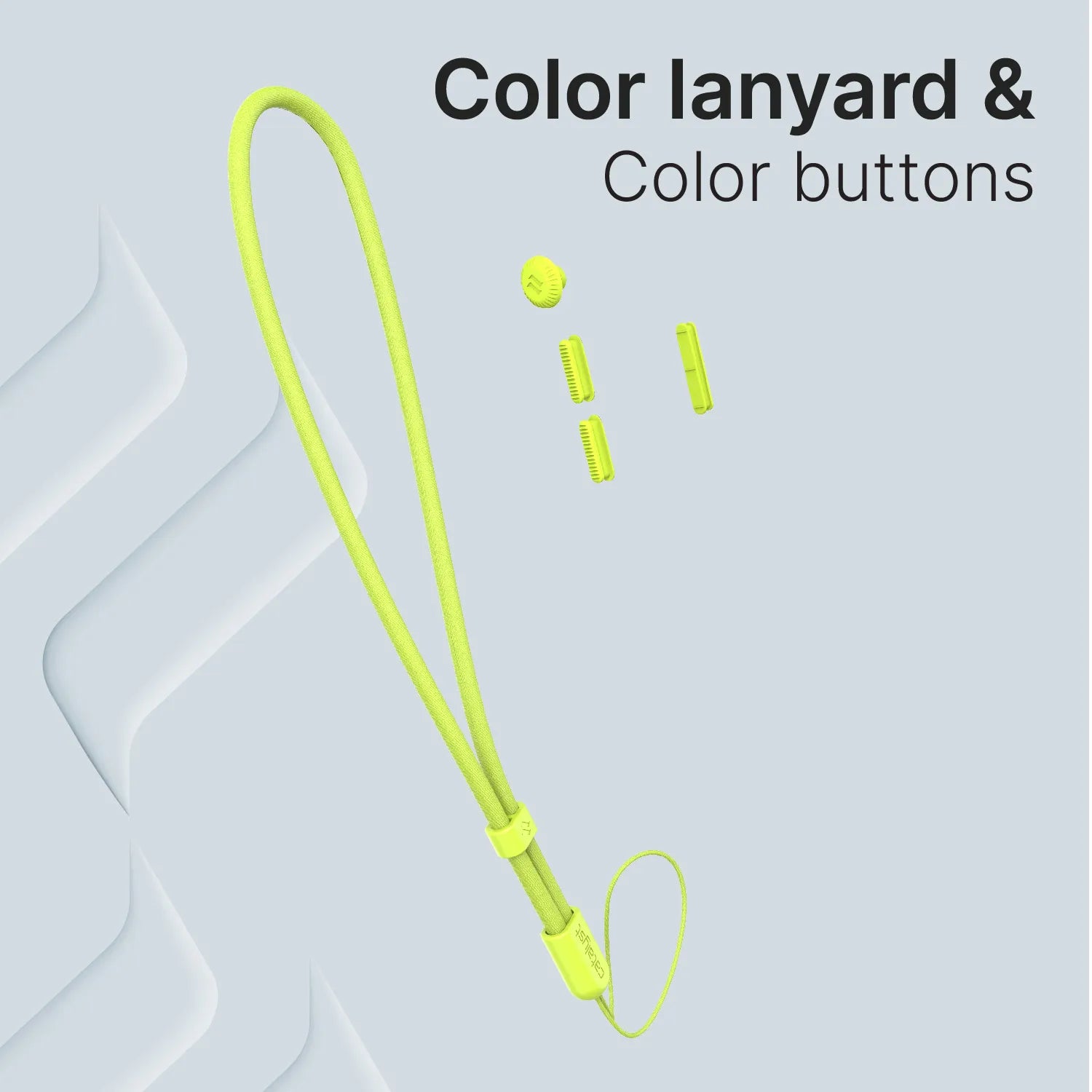 Colored Lanyard & Buttons-UK