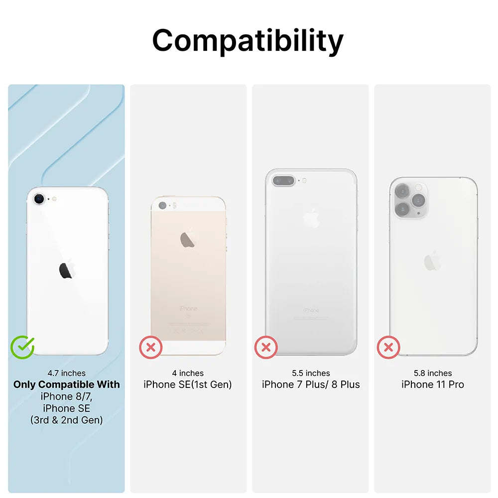 iPhone SE3/SE2/8/7 - Impact Protection Case-UK