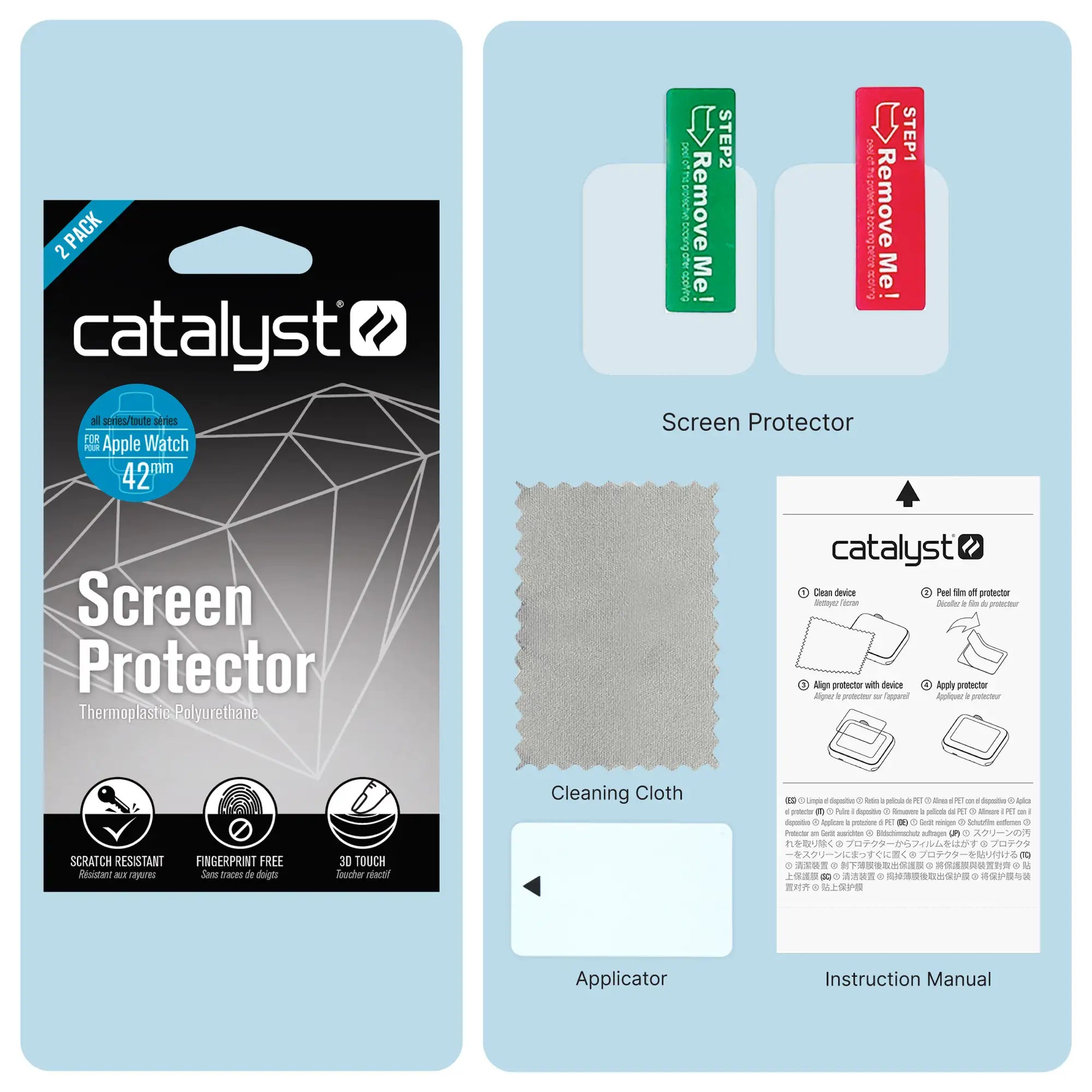 42mm - Screen Protector for Apple Watch Series 3/2/1/0