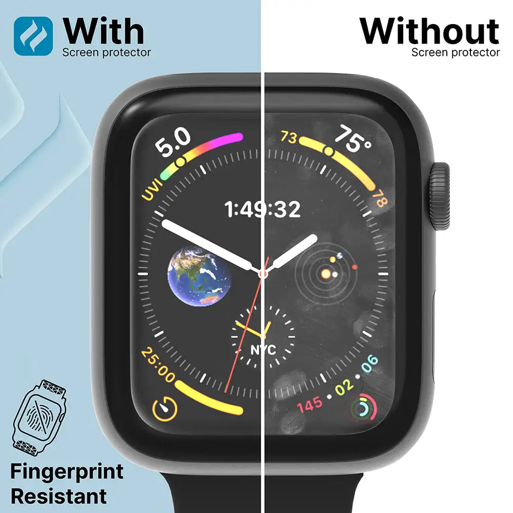 40mm - Screen Protector (2 Pack) for Apple Watch Series 6/5/4/SE (Gen 2/1)-CA