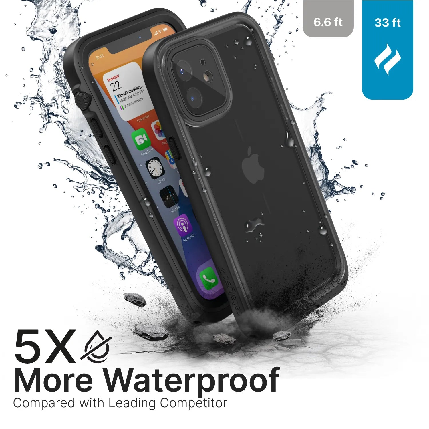 iPhone 12 - Waterproof Case, Total Protection-CA