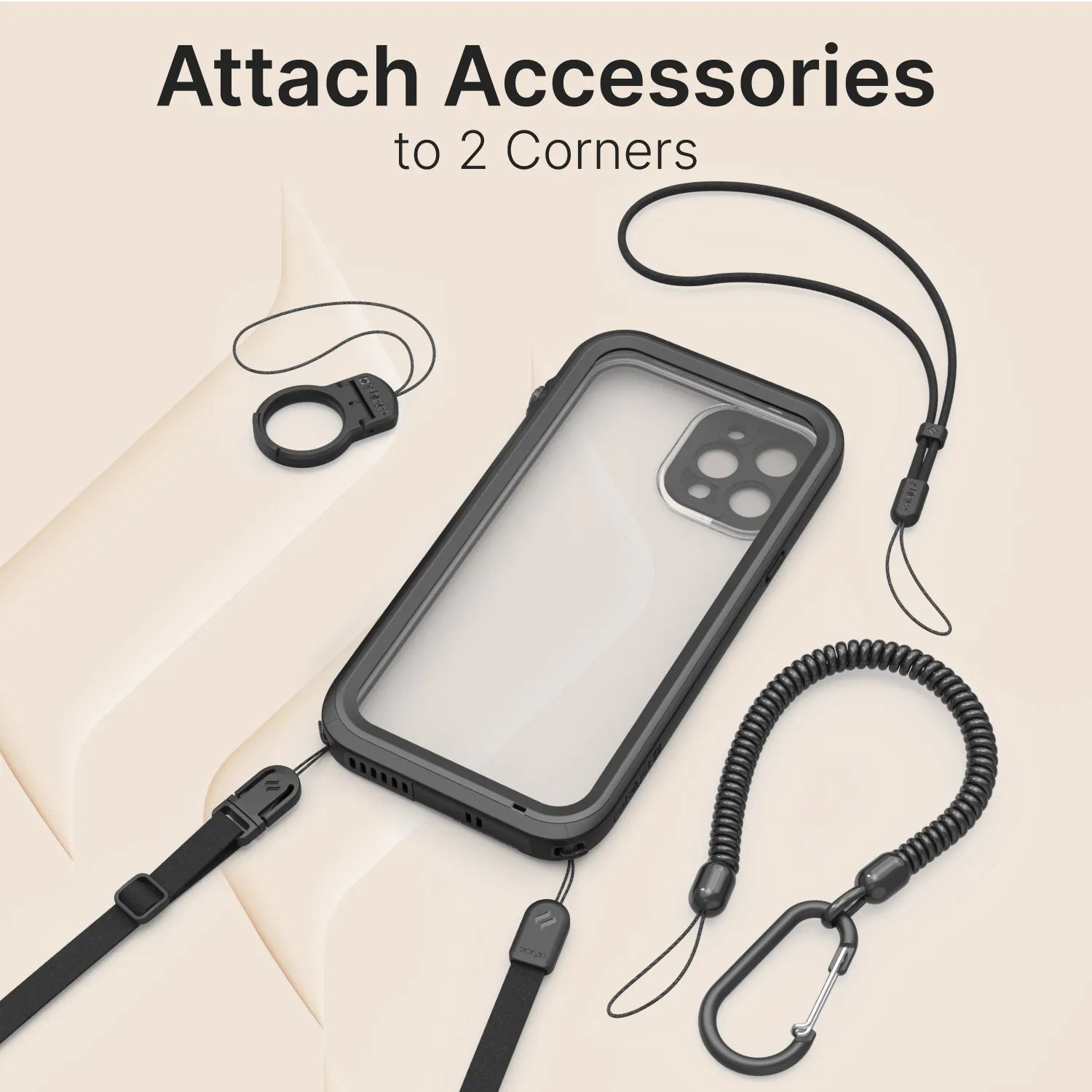 iPhone 12 Pro - Waterproof Case, Total Protection-CA