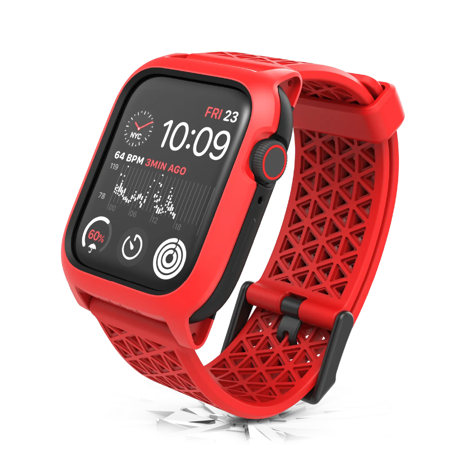 44mm - Rugged Case + Band for Apple Watch Series 6/5/4/SE (Gen 2/1)