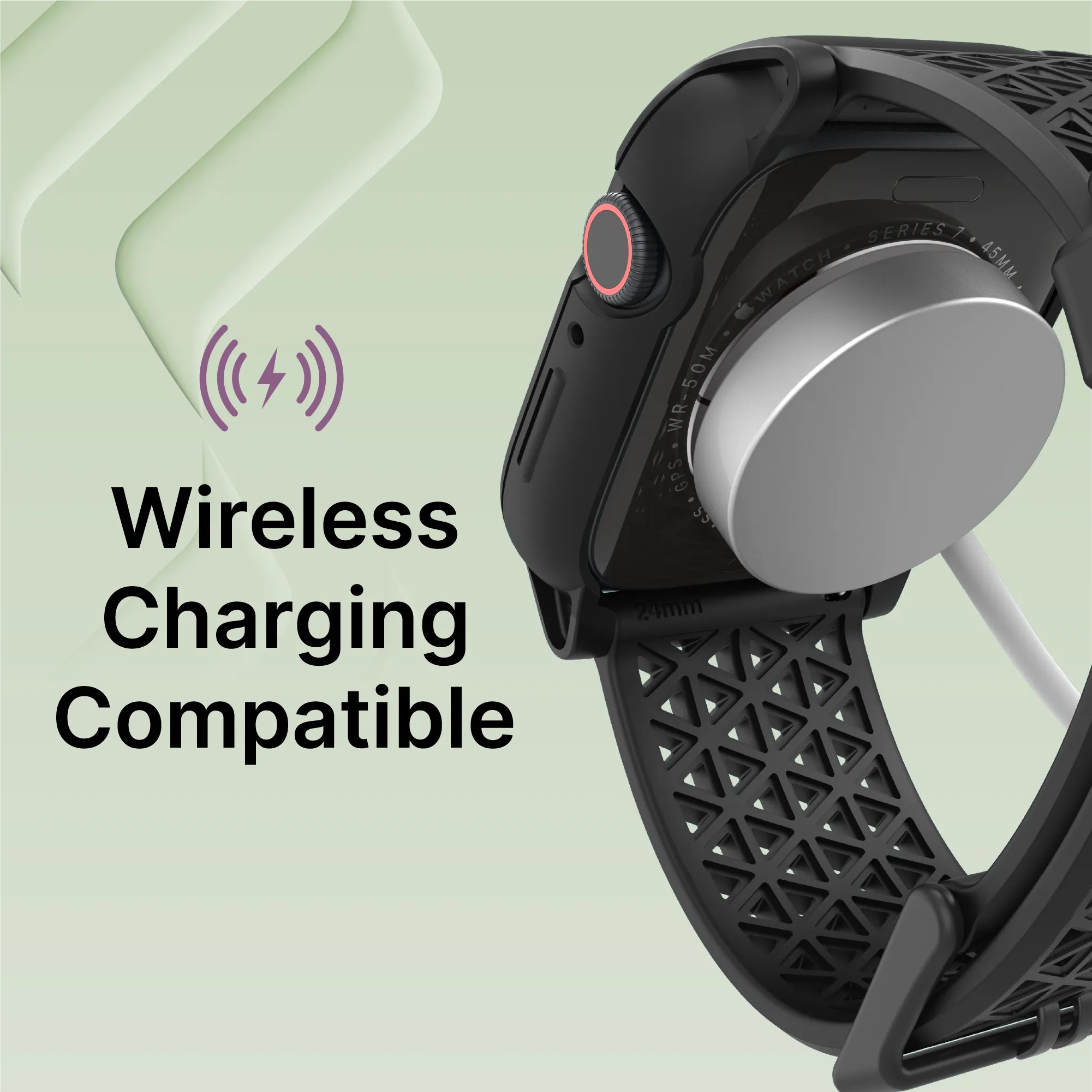 45mm - Rugged Case + Band for Apple Watch Series 9/8/7