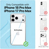 Catalyst tempered glass screen protector for iPhone 18/17 Pro Max, compatibility chart for the 6.9-inch model only