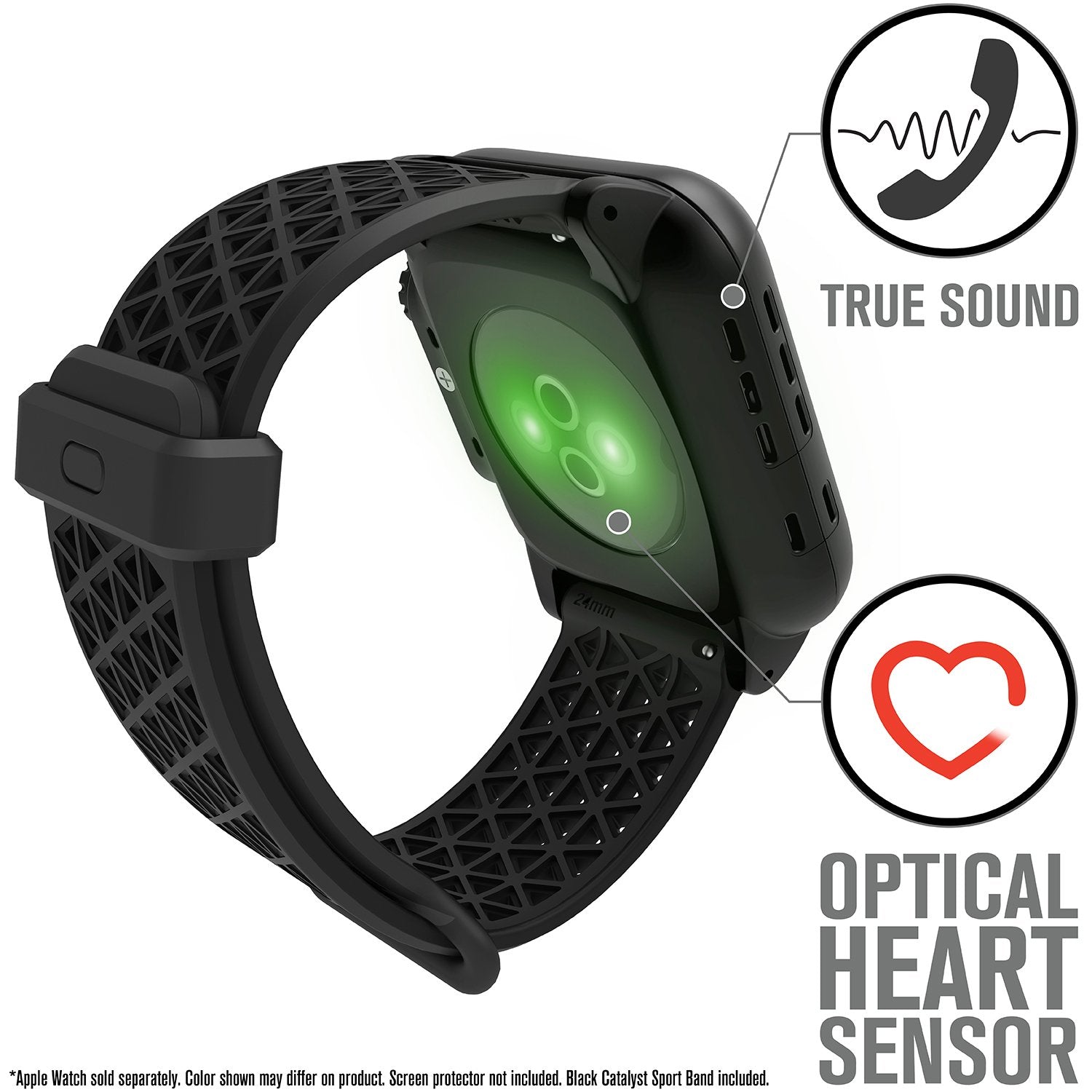 42mm - 100M Waterproof Case + Sport Band for Apple Watch Series 3/2