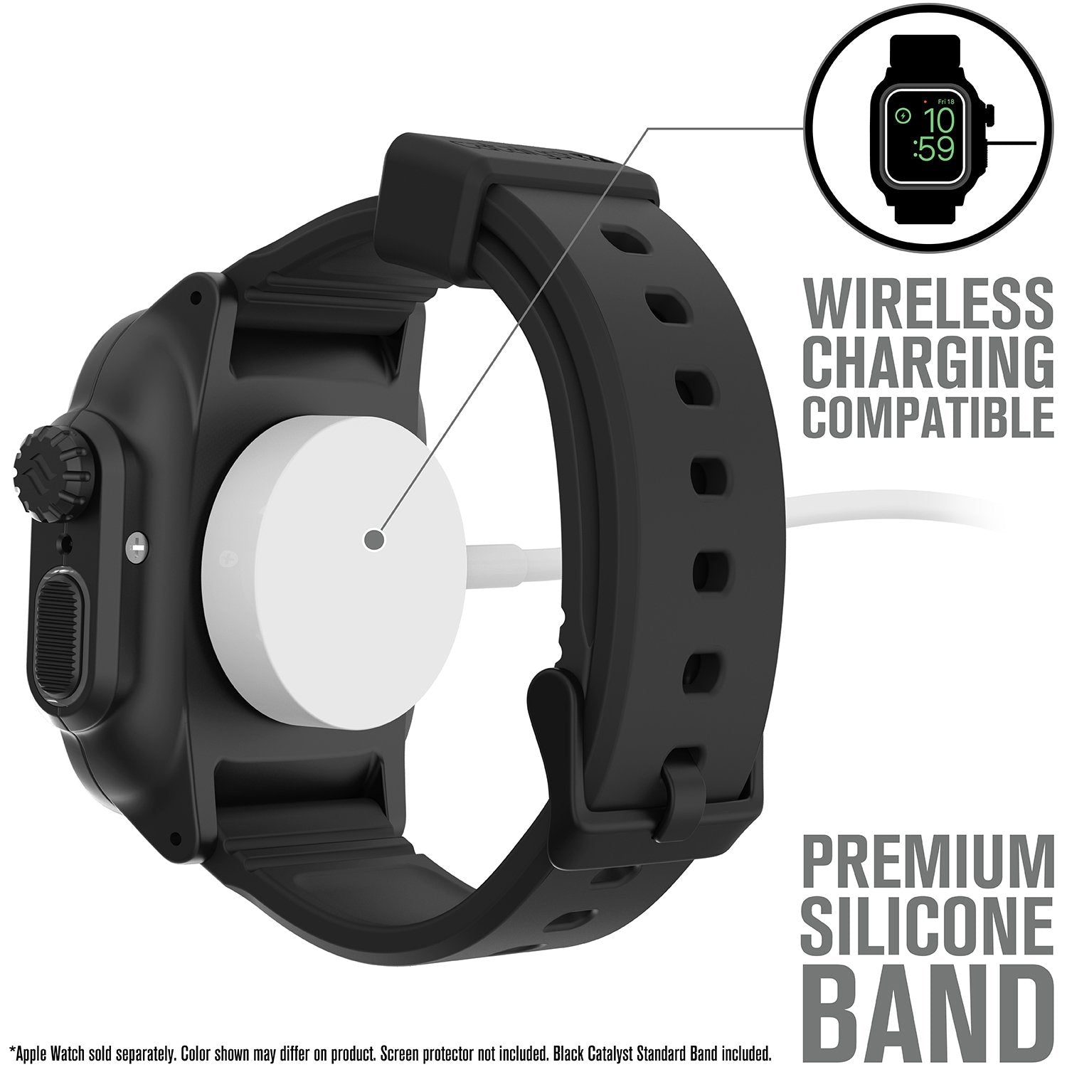 CAT40WAT4BLK | Waterproof Case for 44mm Apple Watch Series 4 & 5