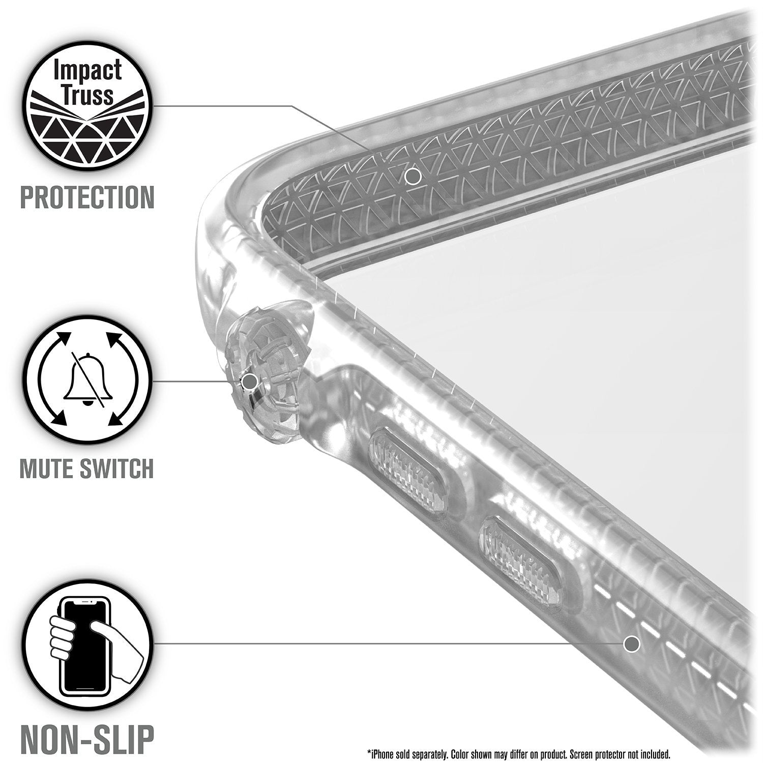 CATDRPHXCLR | Impact Protection Case for iPhone X/Xs