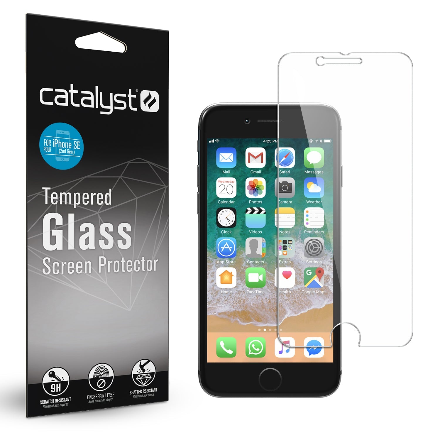 iPhone SE (Gen 3/2) - Tempered Glass Screen Protector-UK